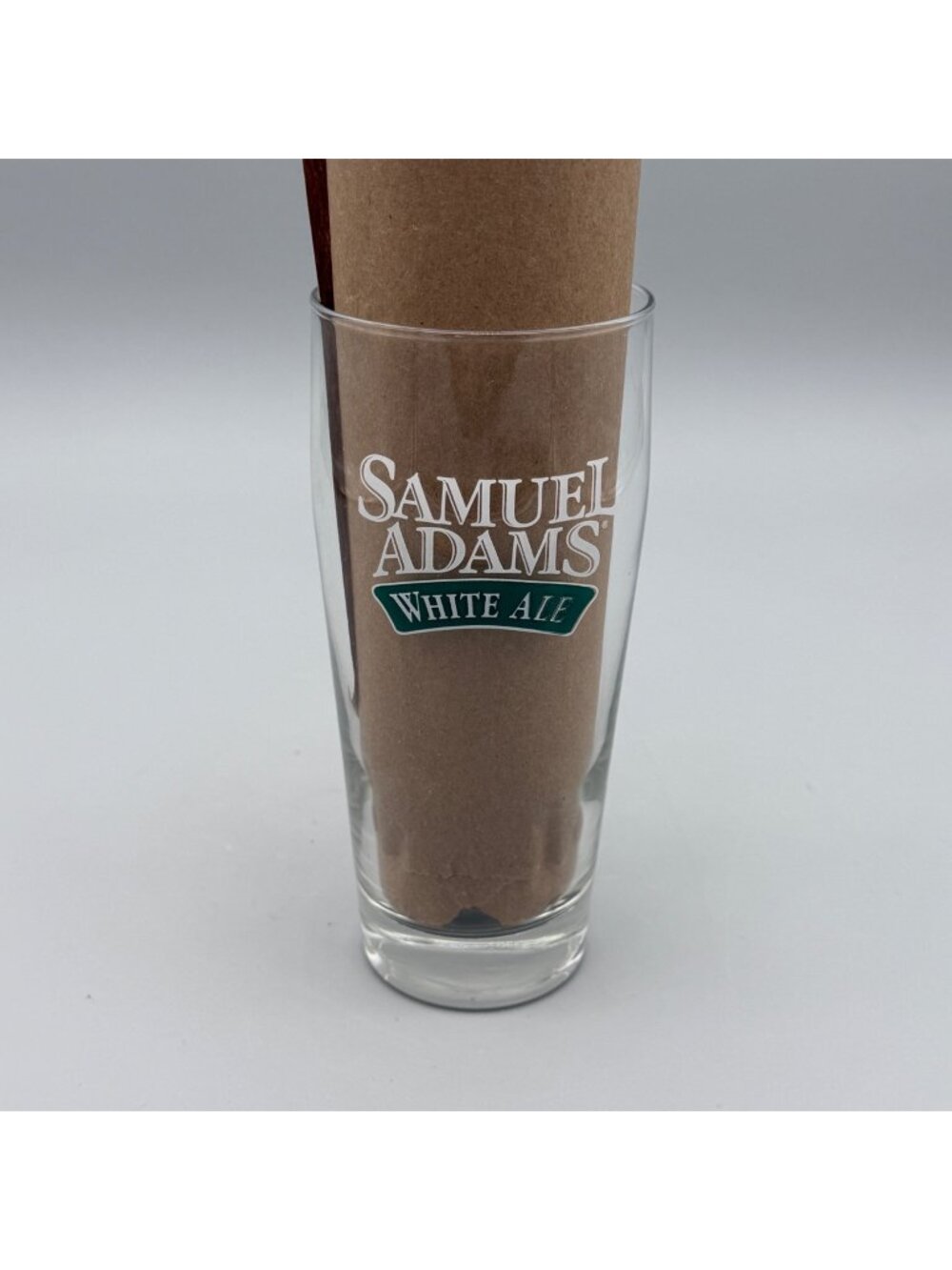 Samuel Adams White Ale Pint Glass 6.5" Tall Clear Glassware With Logo